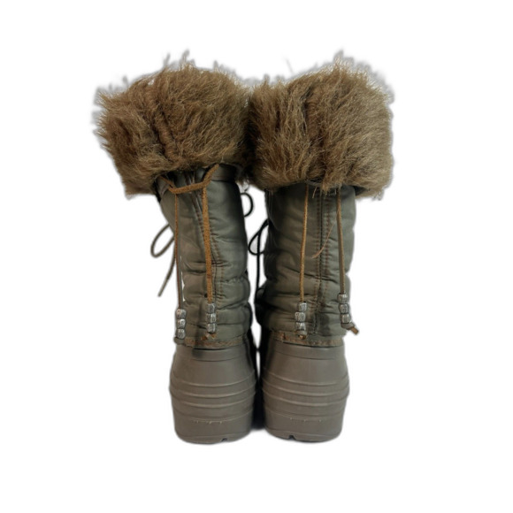 Sorel Kaufman Women's Waterproof Winter Rain Boot Liner 8 Faux Fur Canada - Picture 3 of 8